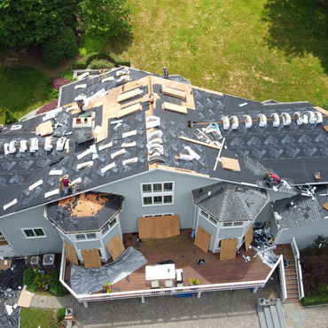 GAF roof installation by top roofing contractors in Westport, CT from Riga Home Pro