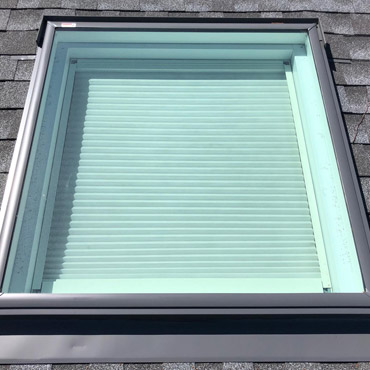 New skylight installation by Velux by top windows contractors Riga Home Pro in Fairfield, CT