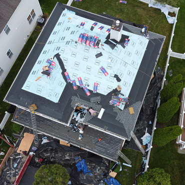 GAF roofing system installation by top-rated roofing contractors Riga Home Pro, in Norwalk, CT